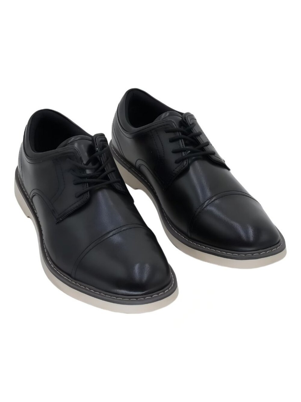 Alfani Men's Theo Cap Toe Oxford Dress Shoe Black Size 10M